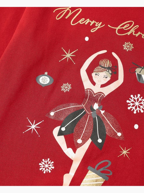 ADMAS Pijama Manga Larga Nutcracker para Niña - Kiabi ADMAS Pijama Manga Larga Nutcracker para Niña - Kiabi