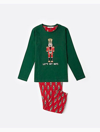 ADMAS Pijama Manga Larga Nutcracker para Niño
