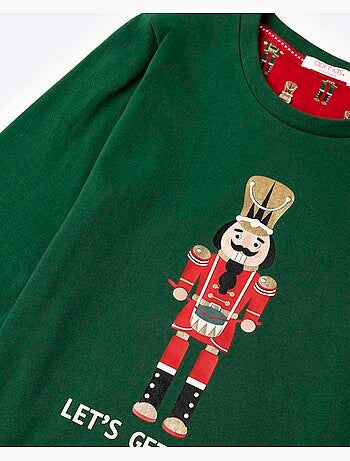 ADMAS Pijama Manga Larga Nutcracker para Niño