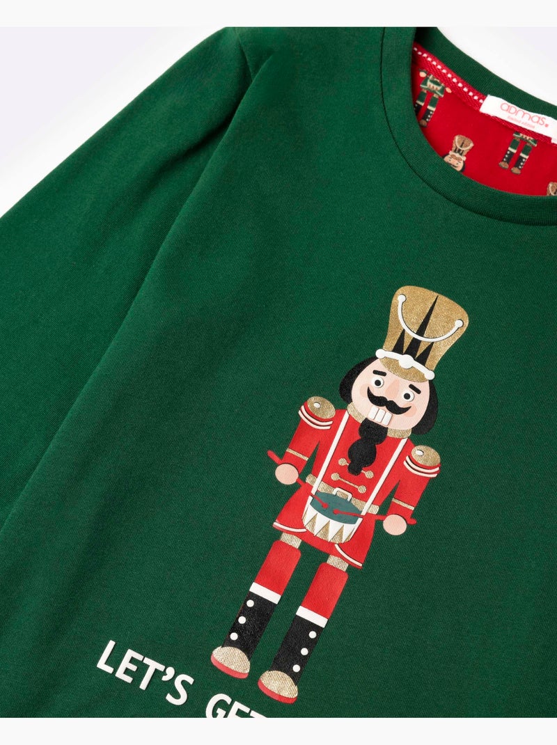 ADMAS Pijama Manga Larga Nutcracker para Niño Verde - Kiabi