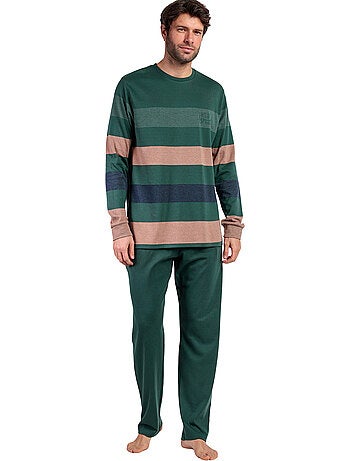 ADMAS Pijama Manga Larga Rayas Wild Spirit para Hombre