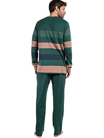 ADMAS Pijama Manga Larga Rayas Wild Spirit para Hombre