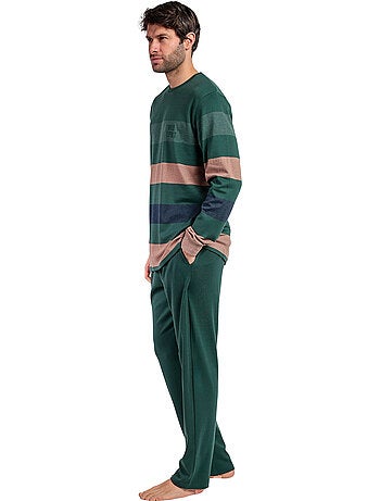 ADMAS Pijama Manga Larga Rayas Wild Spirit para Hombre