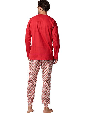 ADMAS Pijama Manga Larga Reindeer para Hombre