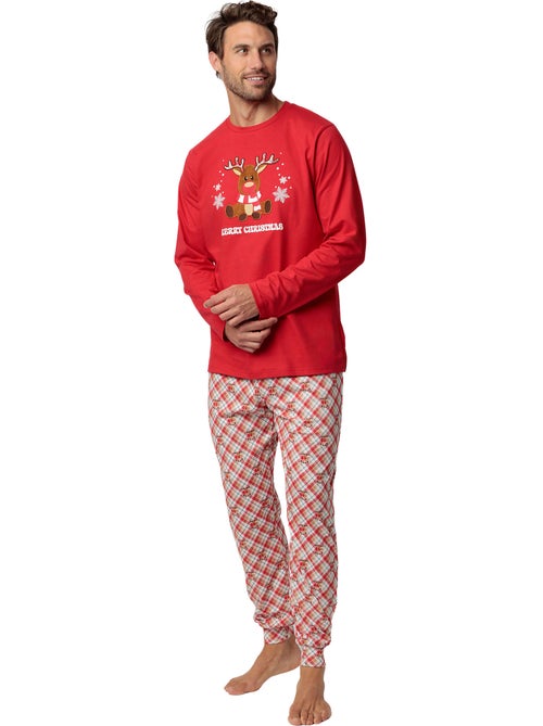 ADMAS Pijama Manga Larga Reindeer para Hombre - Kiabi