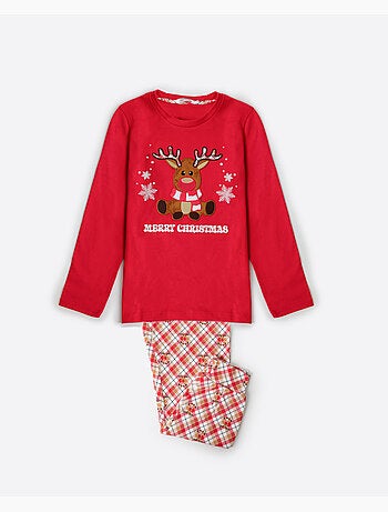 ADMAS Pijama Manga Larga Reindeer para Niño