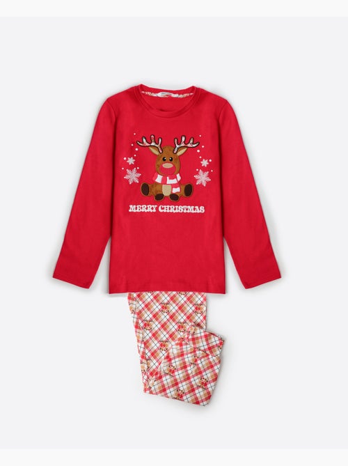 ADMAS Pijama Manga Larga Reindeer para Niño - Kiabi ADMAS Pijama Manga Larga Reindeer para Niño - Kiabi
