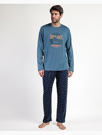 ADMAS Pijama Manga Larga Road Race para Hombre