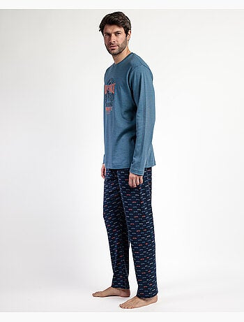 ADMAS Pijama Manga Larga Road Race para Hombre