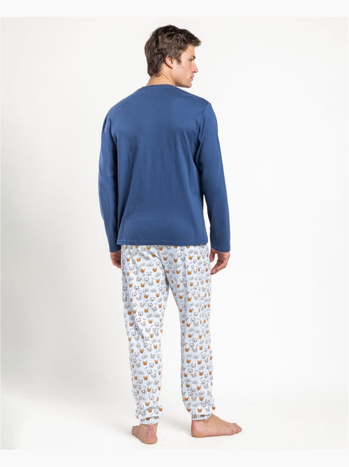 ADMAS Pijama Manga Larga Ruff Morning para Hombre - Kiabi ADMAS Pijama Manga Larga Ruff Morning para Hombre - Kiabi