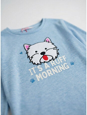 ADMAS Pijama Manga Larga Ruff Morning para Niña
