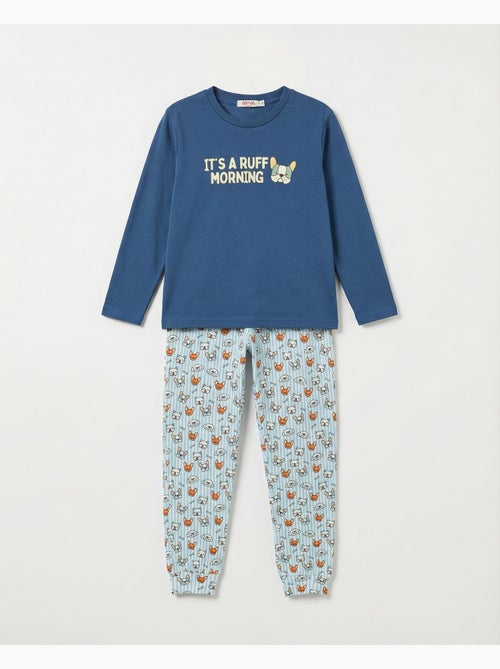ADMAS Pijama Manga Larga Ruff Morning para Niño - Kiabi ADMAS Pijama Manga Larga Ruff Morning para Niño - Kiabi