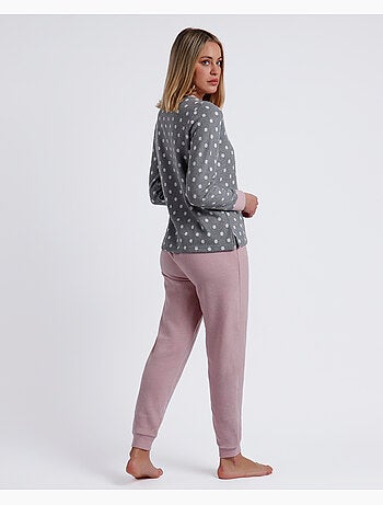 ADMAS Pijama Manga Larga Sweet Dots A para Mujer