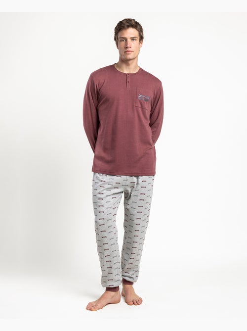 ADMAS Pijama Manga Larga Tapeta Kayaking para Hombre - Kiabi