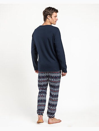 ADMAS Pijama Manga Larga Tapeta Lou Lou Cold para Hombre