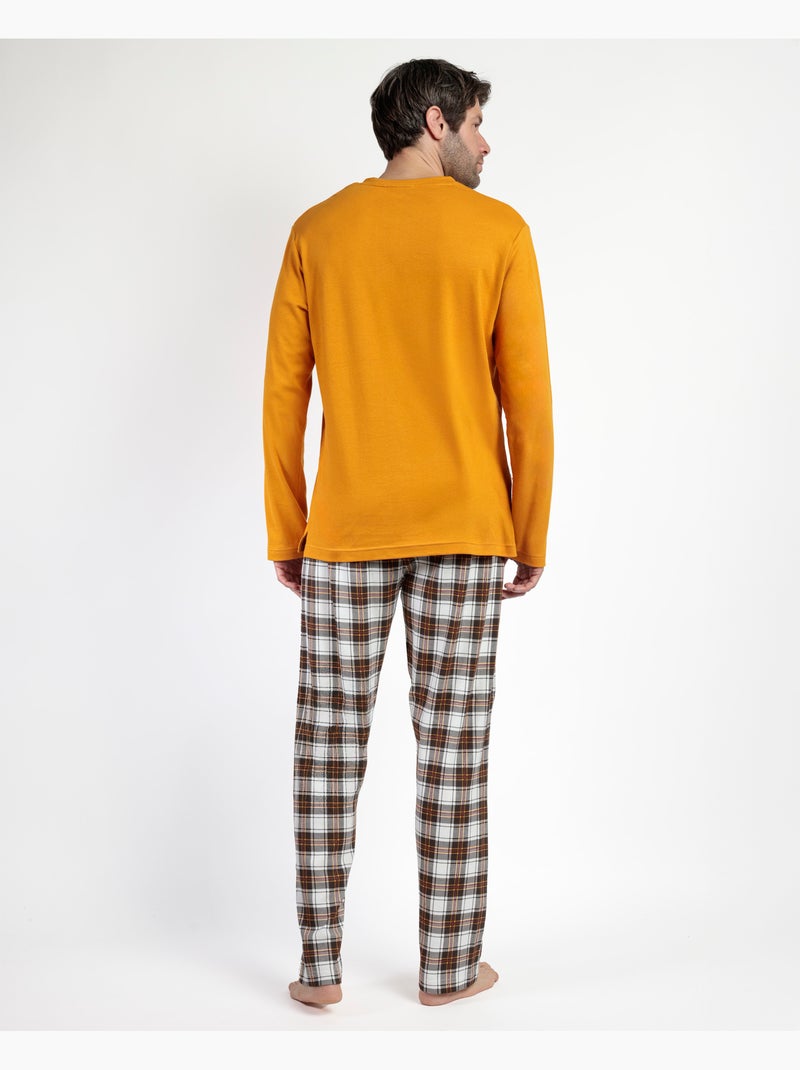 ADMAS Pijama Manga Larga Tapeta Lou Lou Returns para Hombre Mostaza - Kiabi
