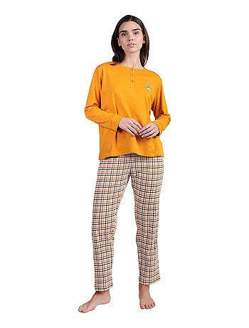 ADMAS Pijama Manga Larga Tapeta Lou Lou Returns para Mujer