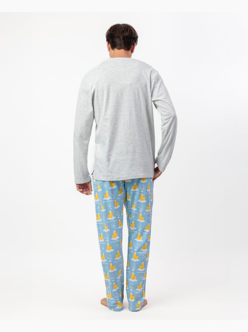 ADMAS Pijama Manga Larga Tapeta Sweet Duckling para Hombre - Kiabi ADMAS Pijama Manga Larga Tapeta Sweet Duckling para Hombre - Kiabi
