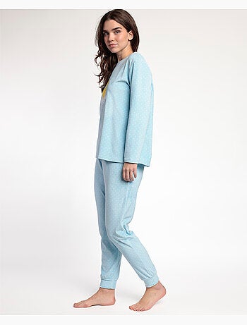 ADMAS Pijama Manga Larga Terciopelo Sweet Duckling para Mujer