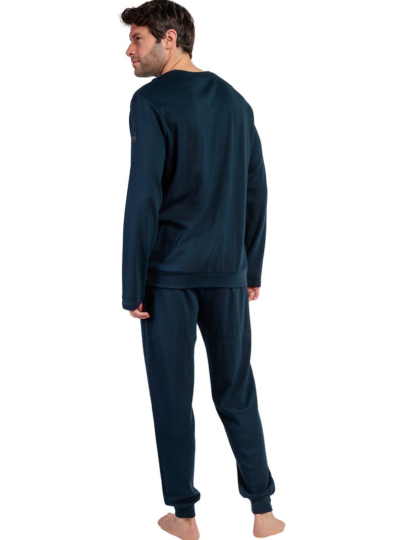 Admas pijama manga larga the way you see para hombre Azul marino - Kiabi
