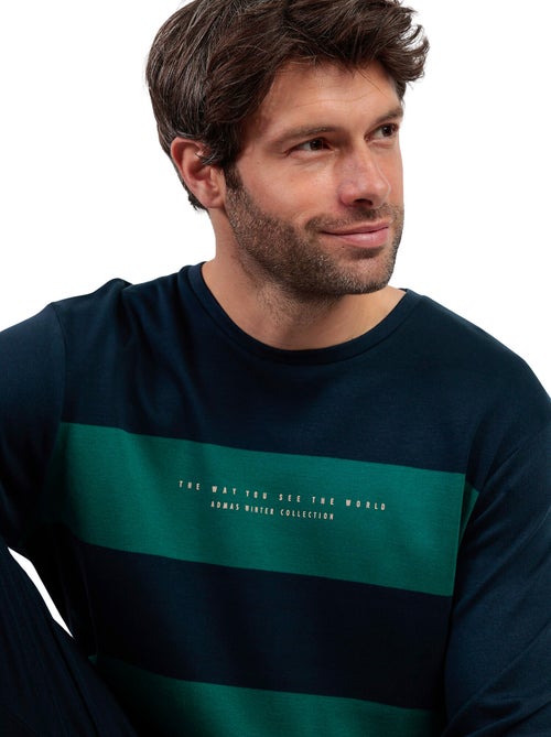 Admas pijama manga larga the way you see para hombre - Kiabi