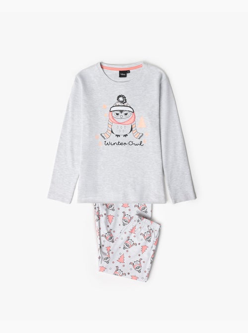 ADMAS Pijama Manga Larga Winter Owl para Niña - Kiabi ADMAS Pijama Manga Larga Winter Owl para Niña - Kiabi