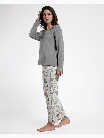 ADMAS Pijama Manga Larga Winter Wood para Mujer