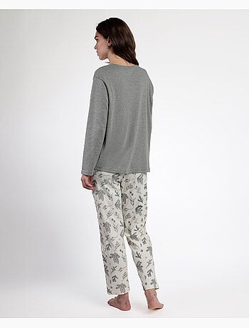 ADMAS Pijama Manga Larga Winter Wood para Mujer