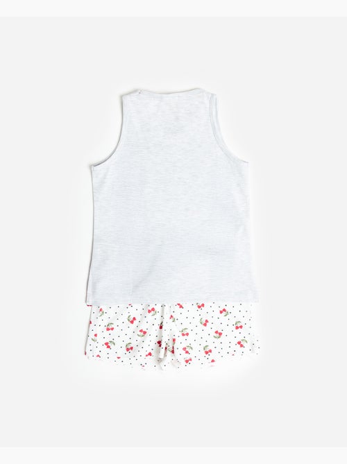 ADMAS Pijama Sin mangas Cherries para Niña - Kiabi ADMAS Pijama Sin mangas Cherries para Niña - Kiabi