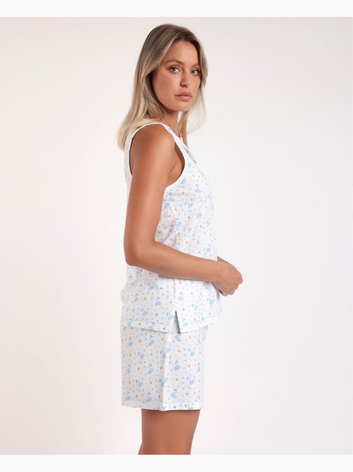 ADMAS Pijama Sin Mangas Dancing With Swans para Mujer - Kiabi
