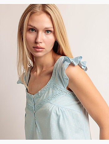 ADMAS Pijama Sin mangas Dream Dots para Mujer