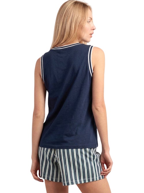 ADMAS Pijama Sin mangas Tennis Club para Mujer - Kiabi ADMAS Pijama Sin mangas Tennis Club para Mujer - Kiabi