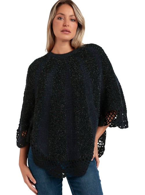 ADMAS Poncho de Punto Liso Romantic para Mujer - Kiabi