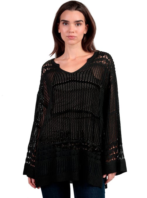 ADMAS Sueter Crochet para Mujer - Kiabi ADMAS Sueter Crochet para Mujer - Kiabi