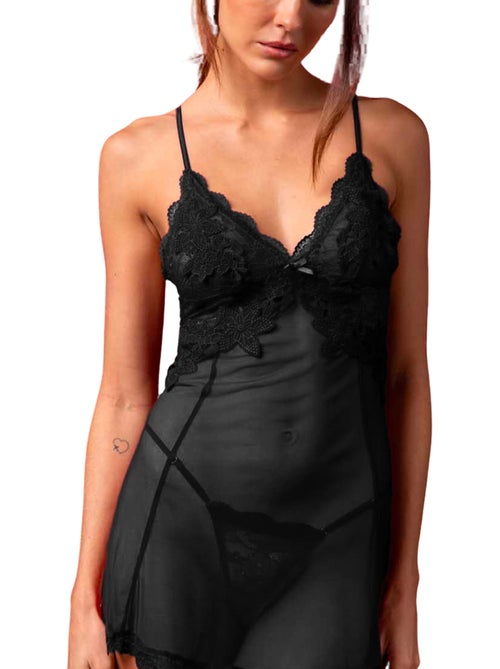 ADMAS Tentación Encaje + Tanga Audrey para Mujer - Kiabi