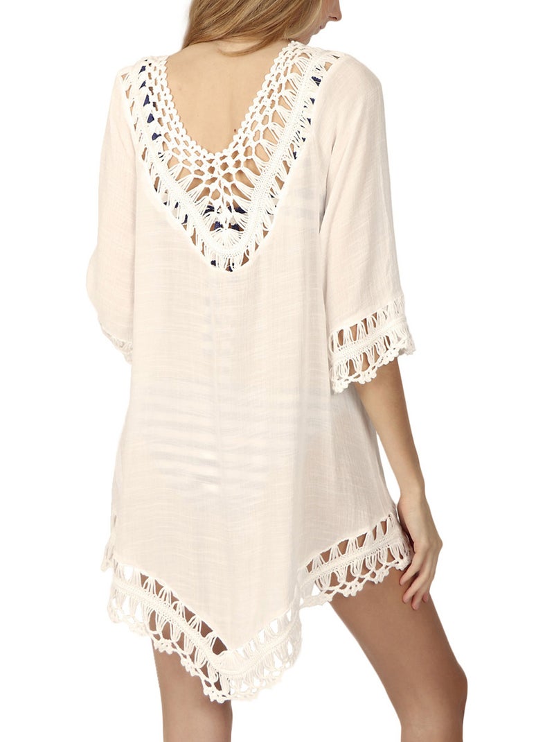 ADMAS Vestido Ibiza para Mujer Crudo - Kiabi