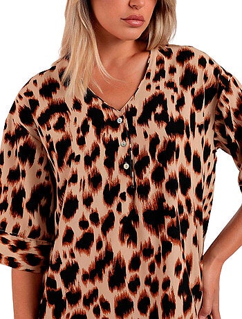 ADMAS Vestido Kimono Manga Francesa Big Skin para Mujer