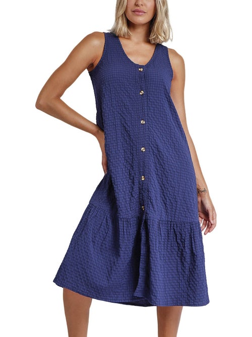 ADMAS Vestido Largo Palomita para Mujer - Kiabi ADMAS Vestido Largo Palomita para Mujer - Kiabi