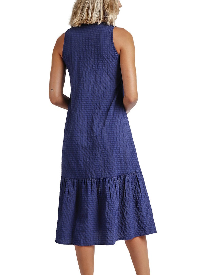 ADMAS Vestido Largo Palomita para Mujer Azul marino - Kiabi