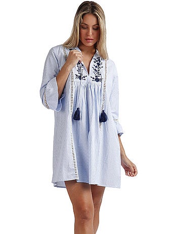 ADMAS Vestido Manga Acampanada Sail Time para Mujer