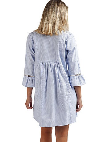 ADMAS Vestido Manga Acampanada Sail Time para Mujer