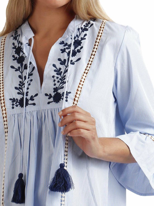 ADMAS Vestido Manga Acampanada Sail Time para Mujer - Kiabi