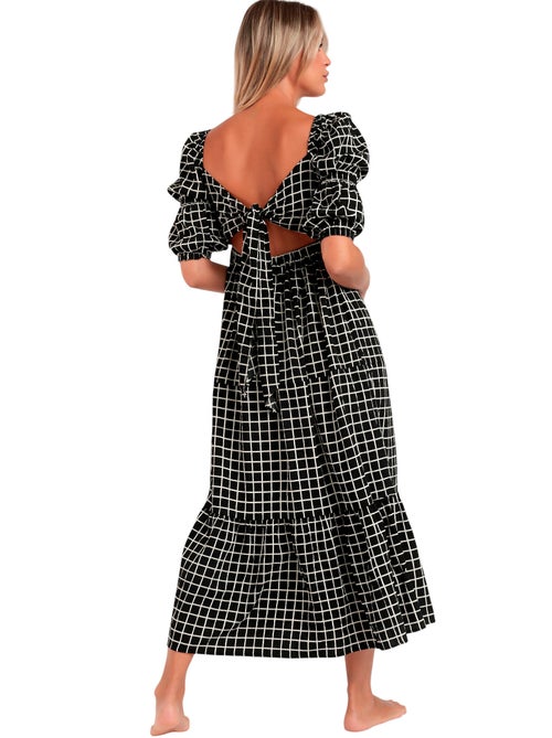 ADMAS Vestido Manga Francesa Dreams para Mujer - Kiabi ADMAS Vestido Manga Francesa Dreams para Mujer - Kiabi