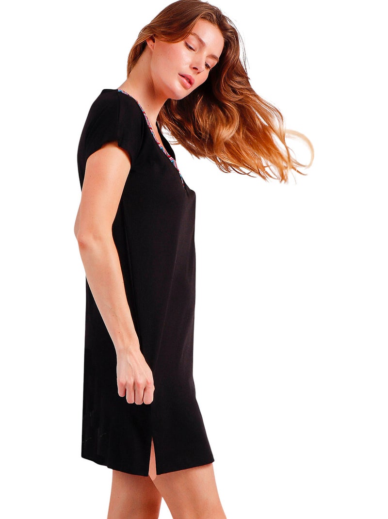ADMAS Vestido Sailor Club para Mujer Negro - Kiabi