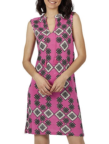ADMAS Vestido Sin Mangas Art Deco para Mujer