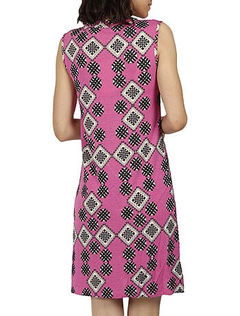 ADMAS Vestido Sin Mangas Art Deco para Mujer