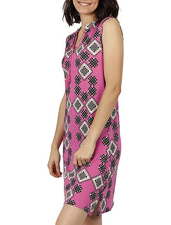 ADMAS Vestido Sin Mangas Art Deco para Mujer
