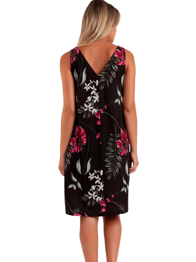ADMAS Vestido Sin Mangas Shiny Braid para Mujer Marrón chocolate - Kiabi