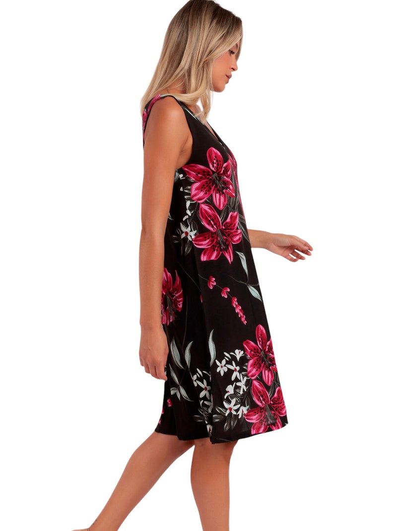 ADMAS Vestido Sin Mangas Shiny Braid para Mujer Marrón chocolate - Kiabi