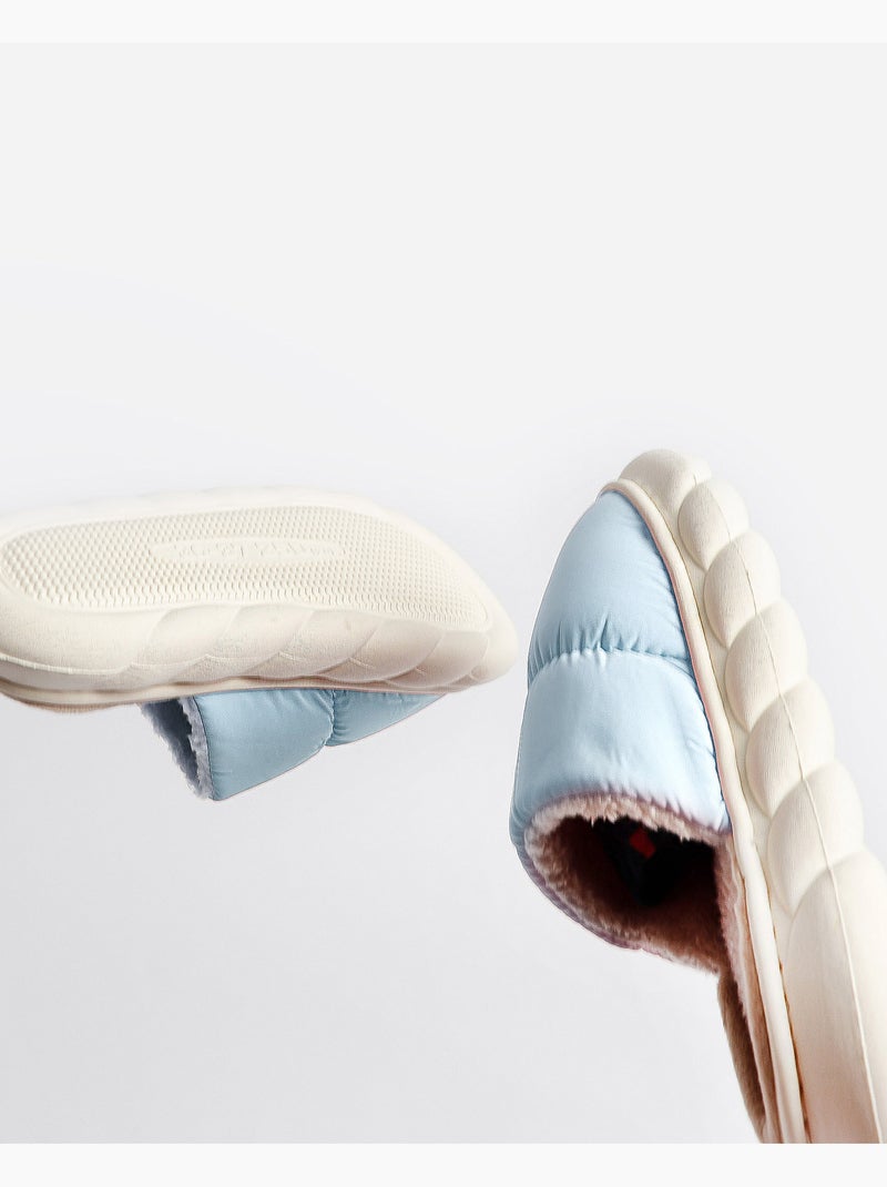 ADMAS Zapatillas De Estar Por Casa Acolchada para Mujer Azul - Kiabi